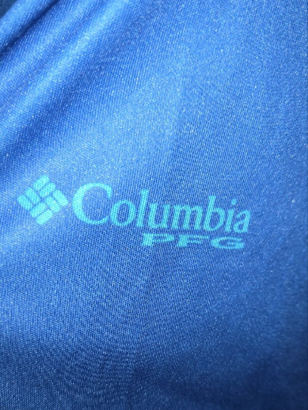 Columbia Blue PFG Performance Fishing Hoodie - Picture 7 of 11